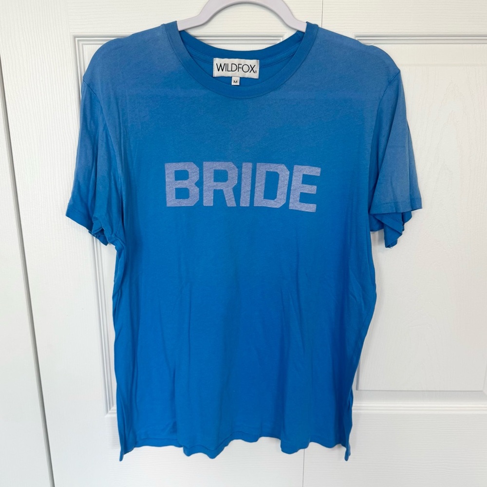 Wildfox Blue 'Bride' 👰 💙 T-Shirt MEDIUM